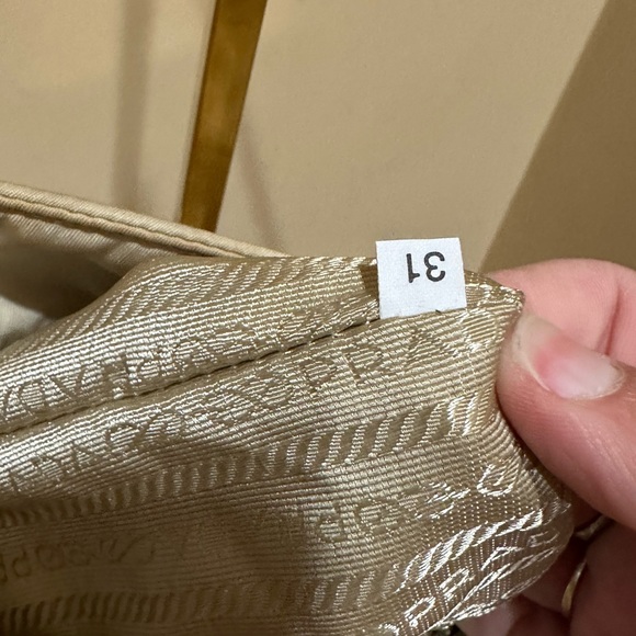 Prada City Cream Tessuto Nylon Handbag Small - Picture 9 of 9
